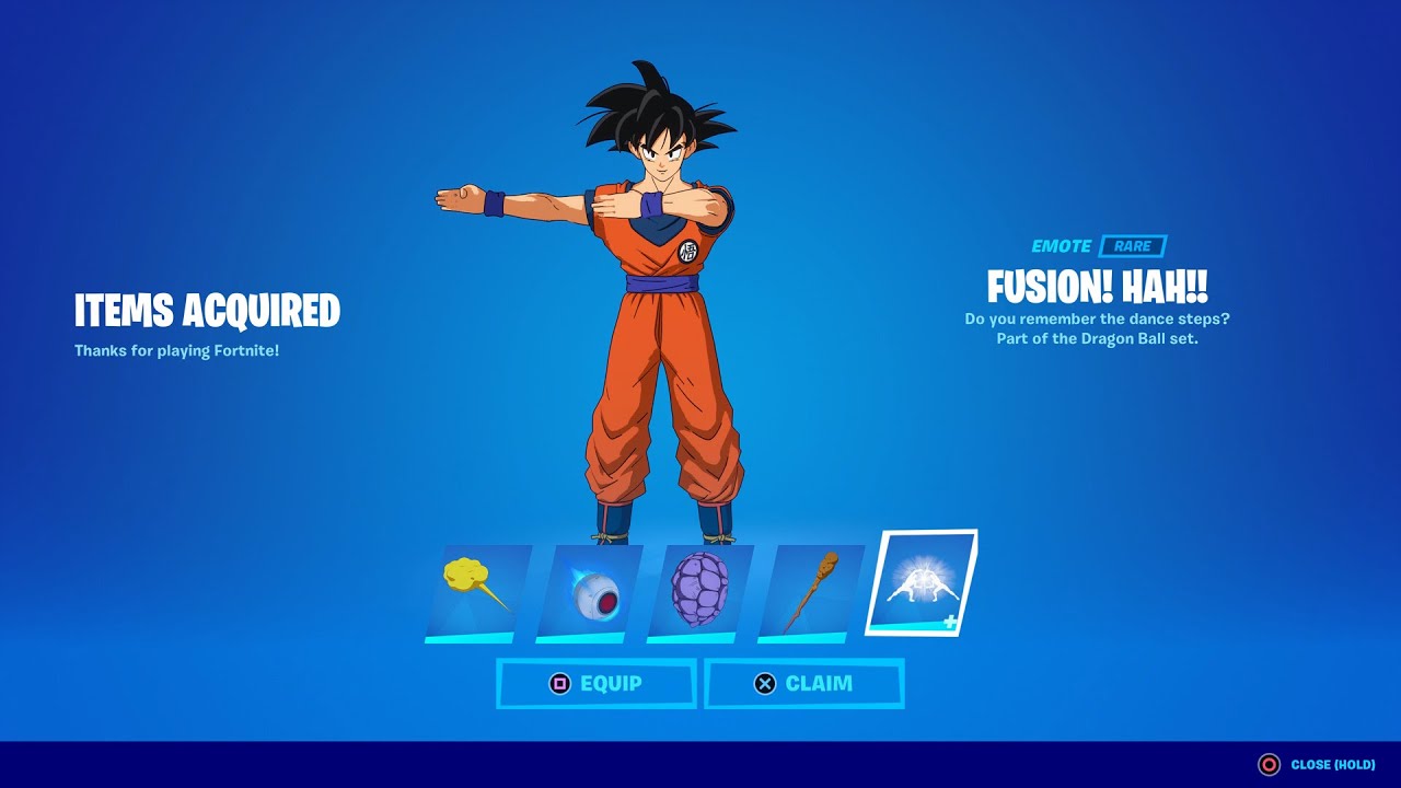 How To Get Dragon Ball Gear Bundle FREE In Fortnite! (Unlock Fusion Hah