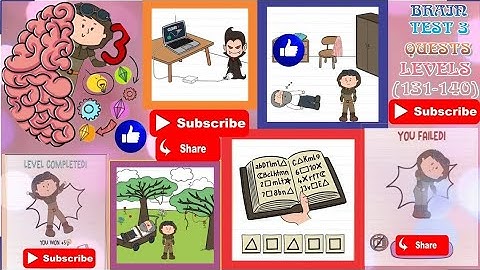 Brain Test3 Quests Puzzules Level 131-140 Complete