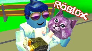 МЕНЯ УДОЧЕРИЛИ в роблокс Adopt Me! ROBLOX говорящая КОШКА ЛАНА играет