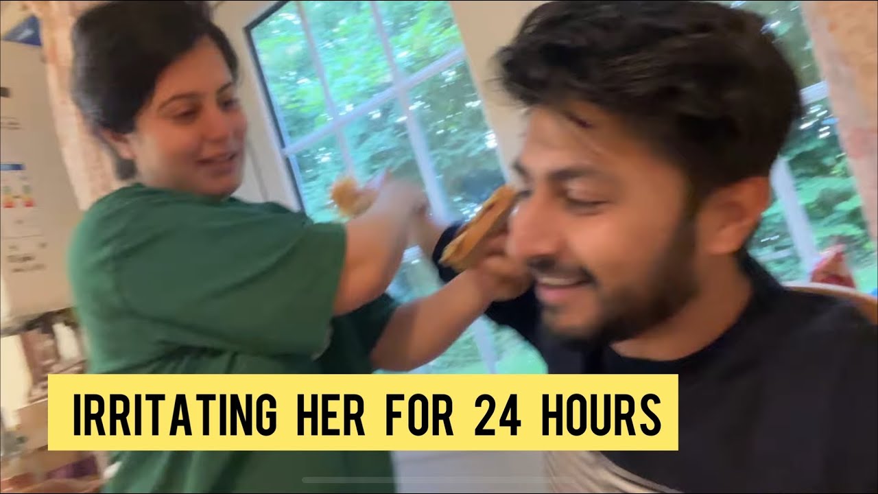 IRRITATING HER FOR 24 Hrs 🤪 #prankmywife