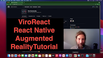 ViroReact React Native Augmented Reality Tutorial -- Hello World -- with Kurt VanDusen