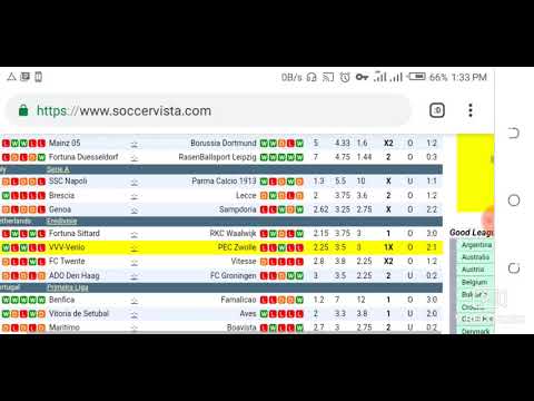 soccervista prediction today and tonight