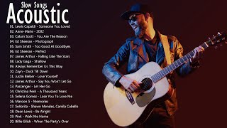 Acoustic Slow Songs _ Slow Pop Songs _ Best Slow Music 2019 Playlist