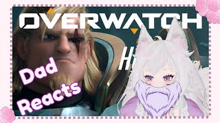 [ Dad Reacts ] “Honor and Glory” Overwatch Cinematic