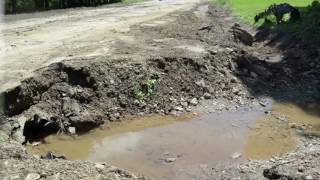 Creek Road washout