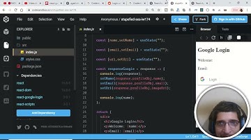 Login with Google Account using React | Integrate Google Login Button in React