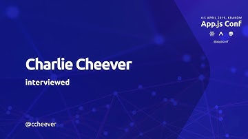 App.js Conf – Charlie Cheever interviewed @ Studio Live