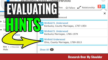 How to Evaluate FamilySearch Record Hints in Genealogy Research