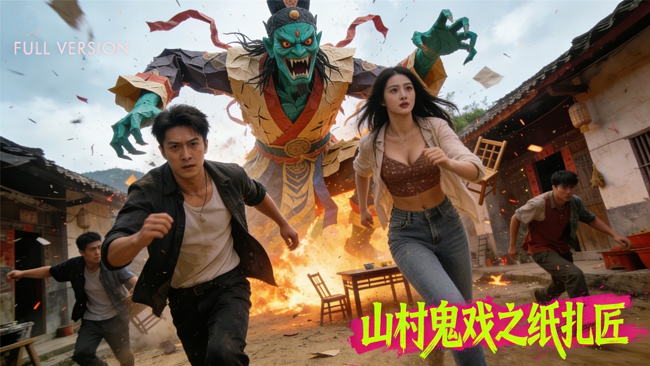 【完結】紙人開眼索命？村莊沉塘秘辛，背後真兇太陰險 #山村鬼戏之纸扎匠 #短劇 #網劇 #懸疑短劇 #驚悚短劇 #民間故事 #紙紮匠 #鬼戲 #山村怪談  #禁忌故事 #懸疑推理 #復仇劇 #戲台慘案