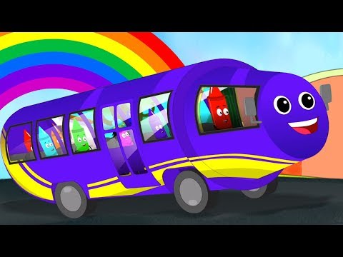 Колеса на автобусе | детские рифмы | Wheels On Bus | Baby Toons Network Russia | песенки для детей