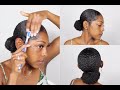 PERFECT SLEEK LOW BUN | NATURAL HAIR