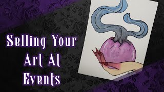 How I Sell My Art In Person | Art Timelapse