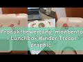 Produktbewertung: monbento - Lunchbox Kinder Tresor graphic Papercut - Brotdose Kinder mit 3 Fächern