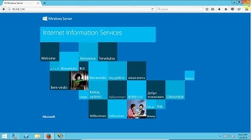Configure Web server and DNS server on Windows 2012R2