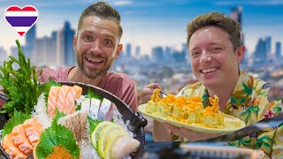 TAKING MY FAVOURITE YOUTUBER for BANGKOK'S BEST SUSHI 🇹🇭 (bonus grade A wagyu beef) @PaddyDoyle.