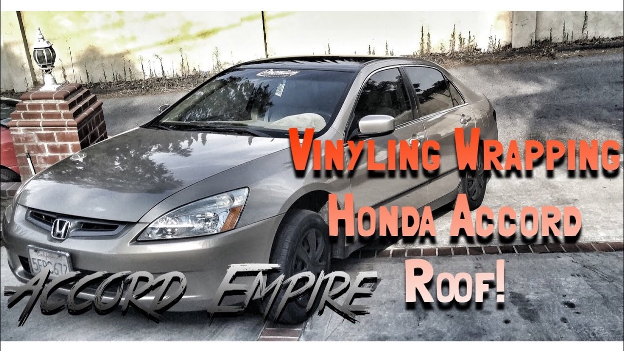 Vinyl Wrapping Honda Accord Roof - Episode 3