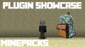 Minecraft Plugin Showcase MinePacks