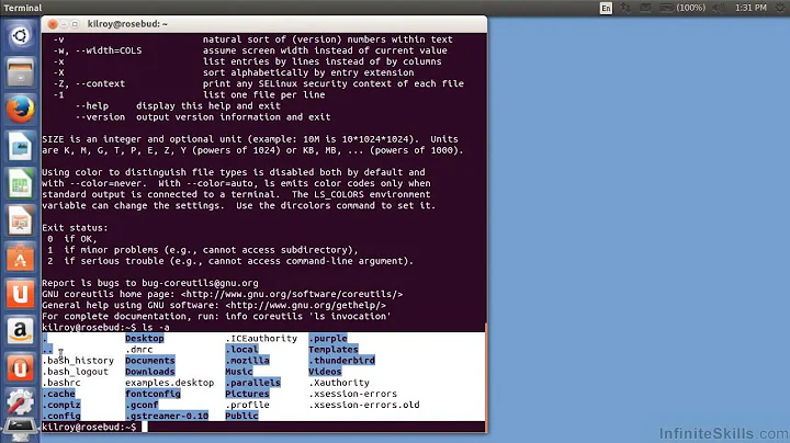 Ubuntu Linux Tutorial | Using the Console to List Files