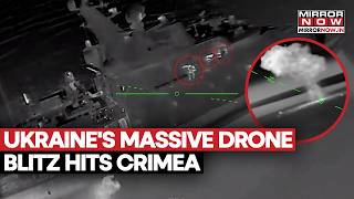 Ukraines Massive Drone Blitz Hits Crimea Russian Warships Pantsirs1 Defence System Destroyed