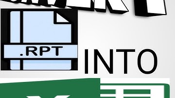 Convert custom RPT file to Excel format in just 02 minutes.