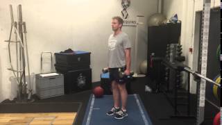 DB drop squat