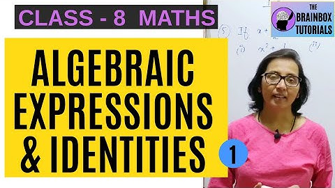 Algebraic Expressions And Identities l Class 8 Maths Part 1