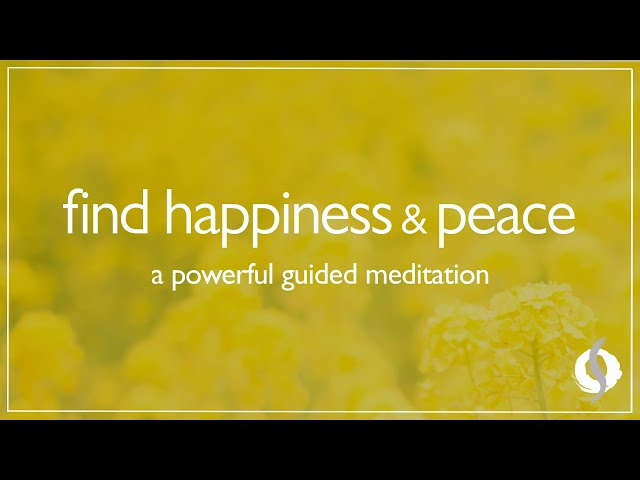 HAPPINESS u0026 INNER PEACE MEDITATION | Wu Wei Wisdom class=