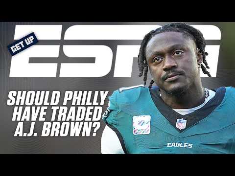 Did the Eagles make a MISTAKE not trading A.J. Brown? 'HE was READING A BOOK' 🗣️ | Get Up