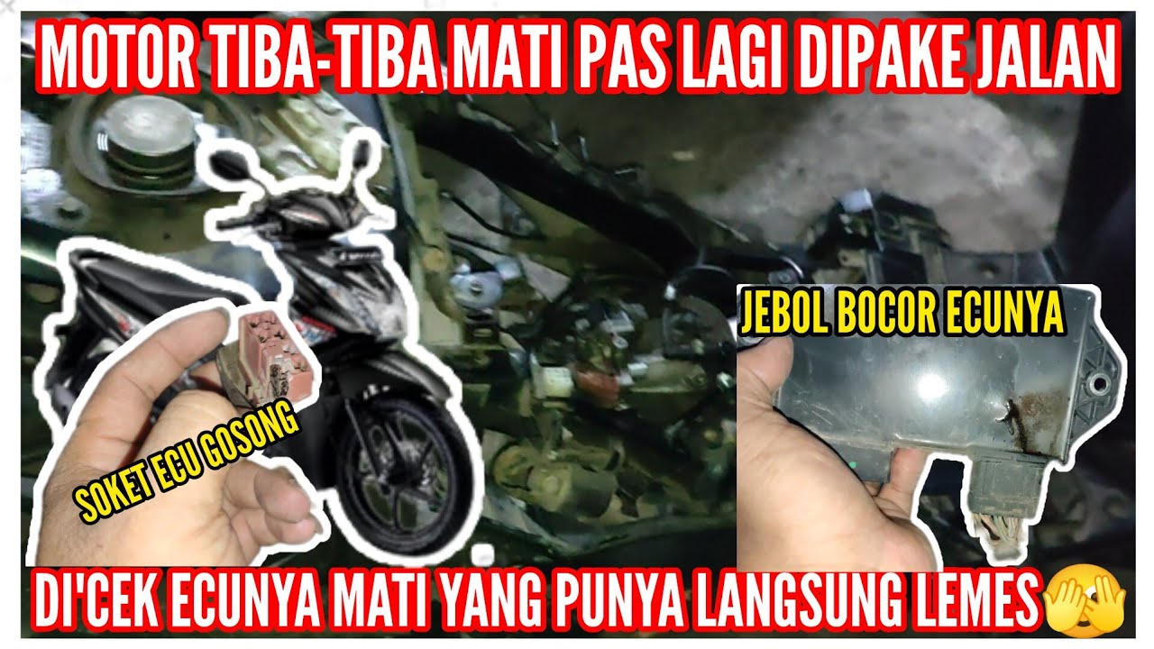 Honda Beat Esp Tiba-Tiba Mati Setelah Dicek ECU Jebol Gosong Yang Punya ...