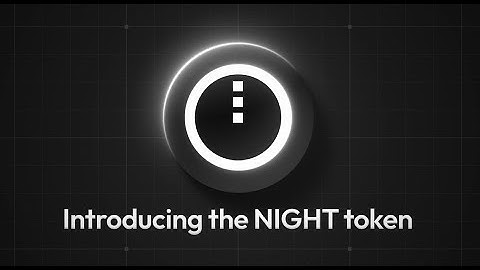 Introducing the NIGHT token