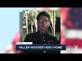 Fallen Hoosier hero returns home