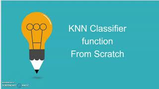 KNN Classifier From Scratch