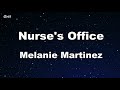 Nurse's Office - Melanie Martinez Karaoke 【No Guide Melody】 Instrumental Mp3 Song