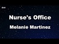 Nurses office  melanie martinez karaoke no guide melody instrumental