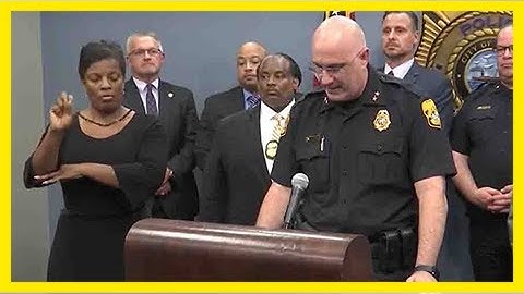 Fake interpreter signs gibberish at press conference