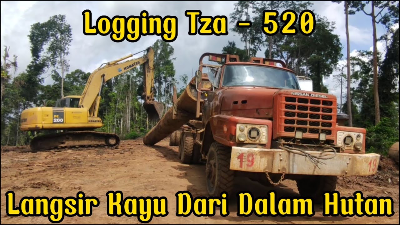 Logging Truck Estafet dari dalam blok