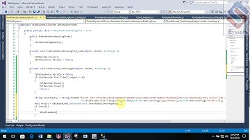 Student Attendance by Barcode Reader Part 41 Get Attandance Form in C# C Sharp