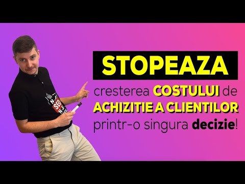 STOPEAZA cresterea costului de achizitie a clientilor in 2020 printr-o SINGURA decizie