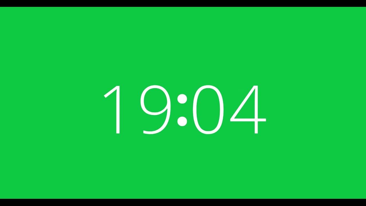 🟩 🟩 3000 Green Screen Countdown Timer 30 Minutes 🟩 🟩 Free Use