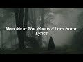 Meet Me In The Woods // Lord Huron // Lyrics