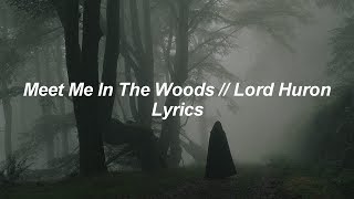 Meet Me In The Woods // Lord Huron // Lyrics