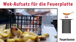Wok-Aufsatz für die Feuerplatte ♨ ( Feuertonne ) by Rund um die Feuerplatte 1,536 views 2 years ago 4 minutes, 49 seconds