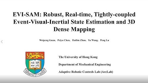 EVI-SAM: Tightly-coupled Event-Visual-Inertial State Estimation and 3D Dense Mapping
