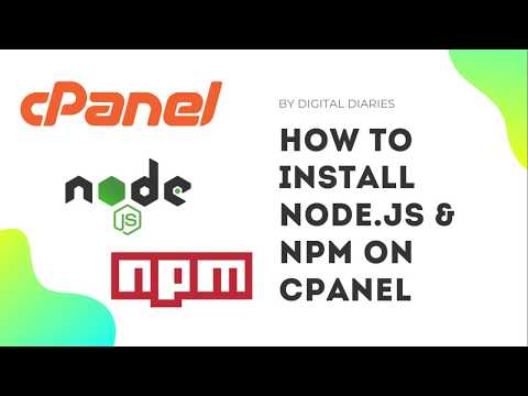 How to Install Node.js & Npm on Cpanel
