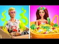 BARBIE &amp; KEN: MAKEOVER FACE-OFF | Cute Doll Makeover Challenge by 123GO! SCHOOL