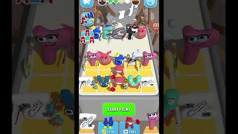 Merge Monster Alphabet Fusion Part 5 Levels (61-80) IOS Gameplay Walkthrough Android 