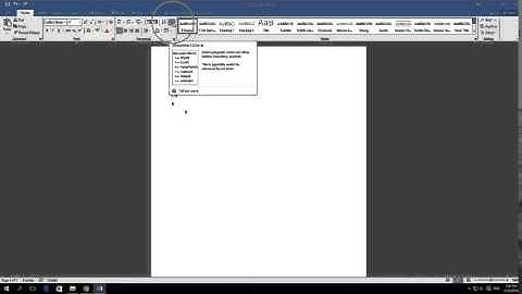 How to hide paragraph marks in Word 2016