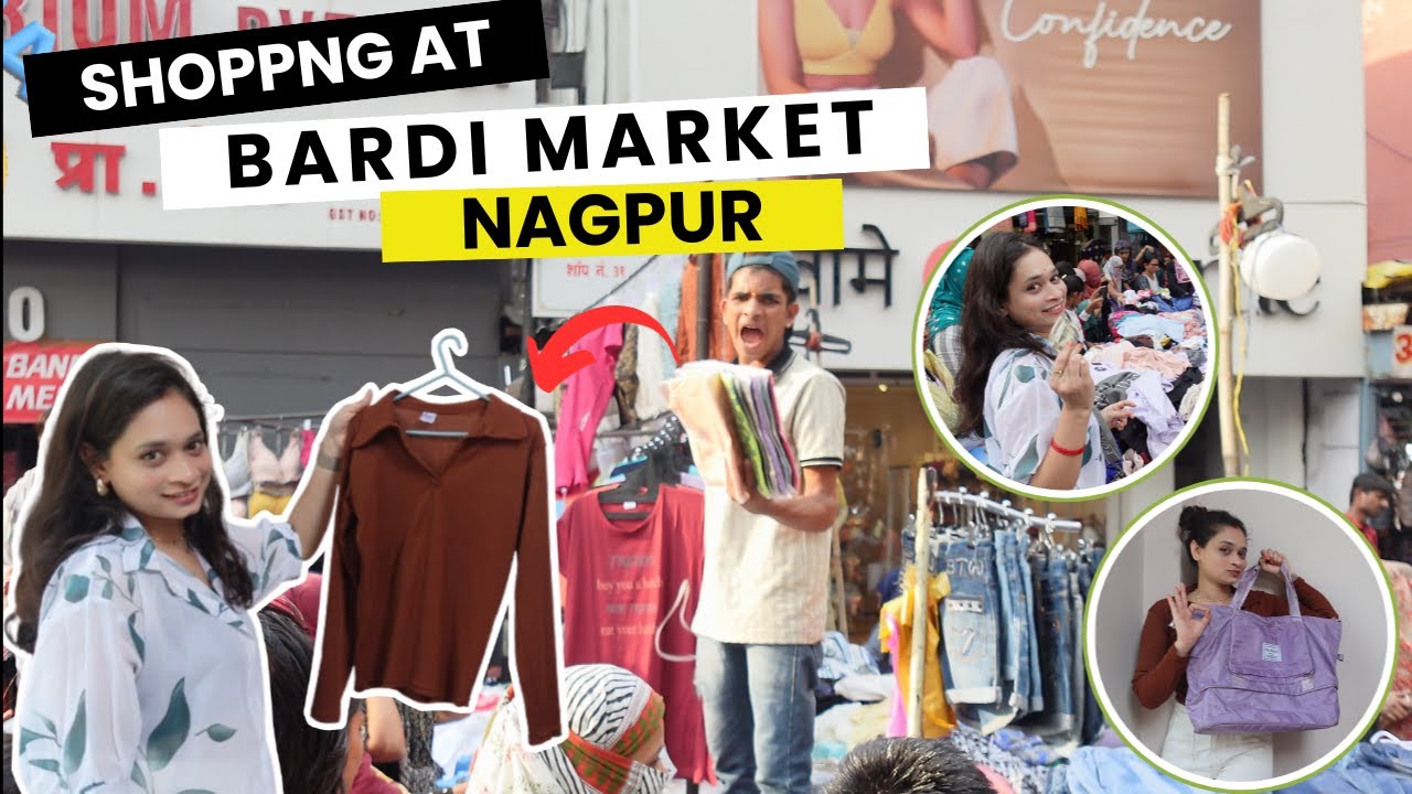 Nagpur Bardi (बर्डी )Market Street Shopping | Budget Fashion, Jewelry & Accessories Haul!" Part 1