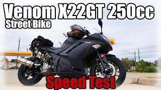 Venom X22GT 250cc Speed Test Part One #X22GT #VenomMotorsports #SmallEngineVelocity