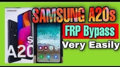 SAMSUNG GALAXY A20s FRP Bypass Easy Method 2023